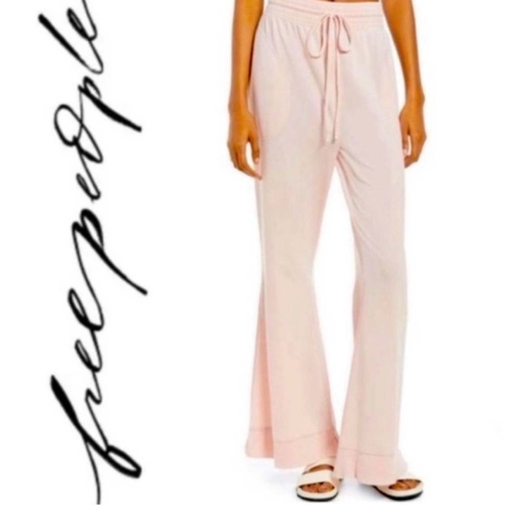FREE PEOPLE Movementยฎ Intimately Cozy Cool Lounge Pants Mooncake Pink NWT